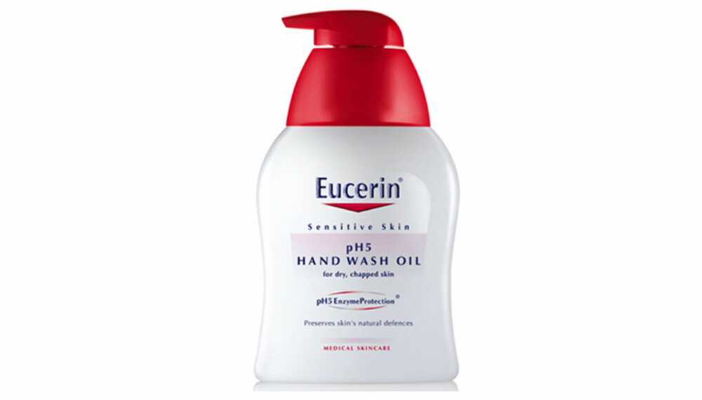 HÅNDSÅPE: Eucerin pH5 Hand Wash Oil.