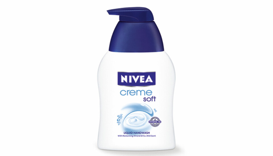 HÅNDSÅPE: Nivea Creme Soft.