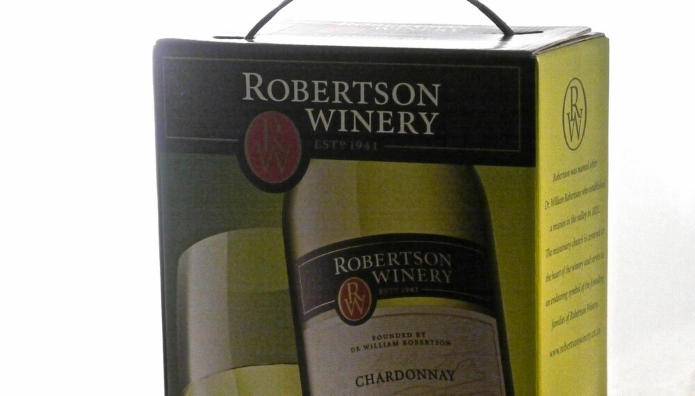 TEST AV HVITVIN: Robertson Chardonnay 2011.