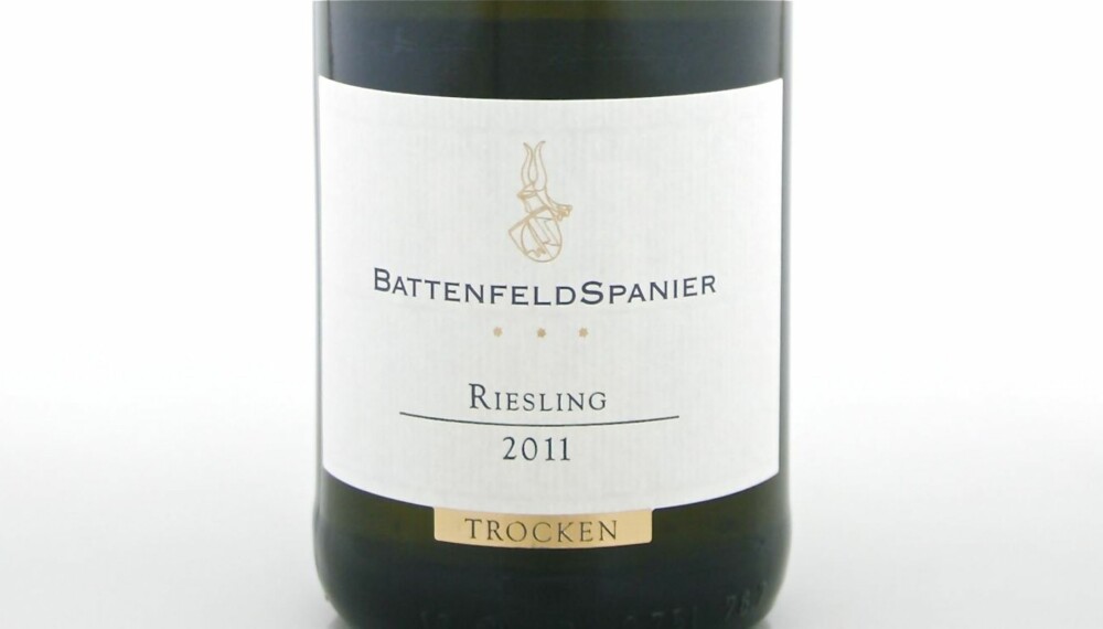 TEST AV RIESLING: Battenfeld-Spanier Estate Riesling Trocken 2011 kom på delt fjerdeplass.