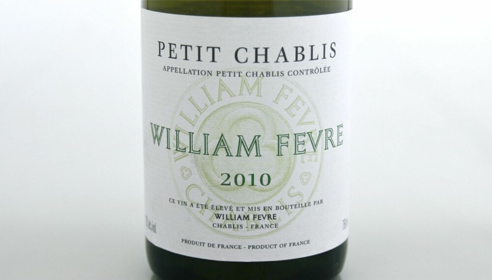 TEST AV CHABLIS: William Fèvre Petit Chablis 2010 kom på delt femteplass.