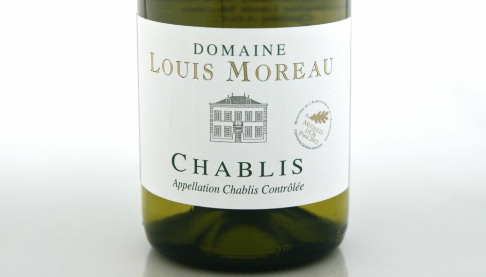 TEST AV CHABLIS: Louis Moreau Chablis 2010 kom på delt femteplass.