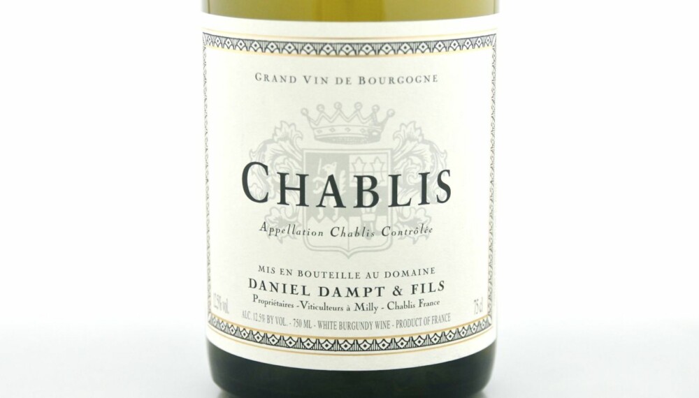 TEST AV CHABLIS: Daniel Dampt Chablis 2011 kom på delt femteplass.