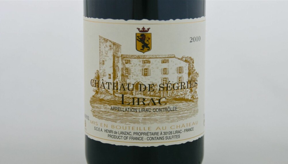 SOMMERVIN: Ch. de Ségriès 2010. SOMMERVIN: Ch. de Ségriès 2010.