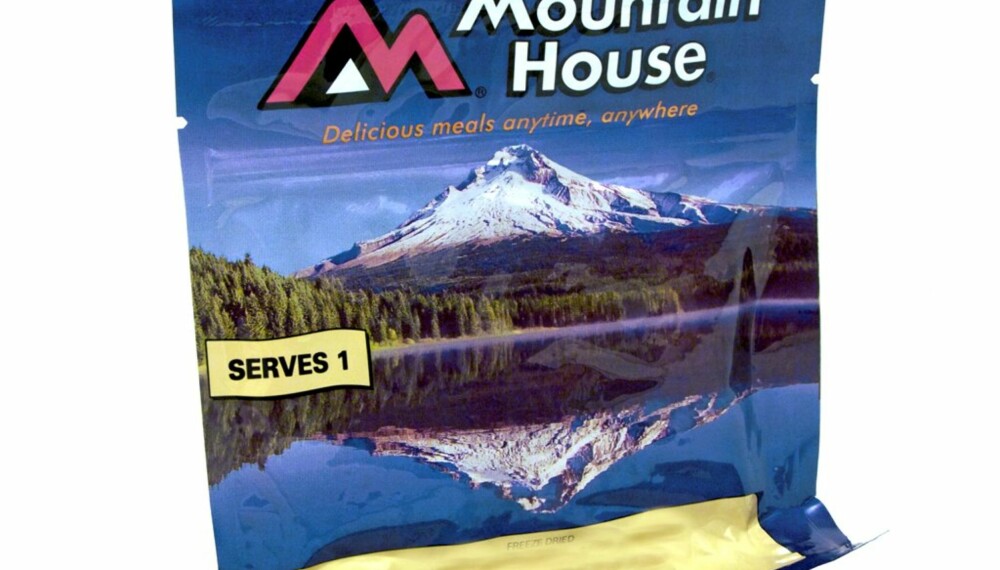 MOUNTAIN HOUSE: Vi har testet sju middager fra Mountain House.