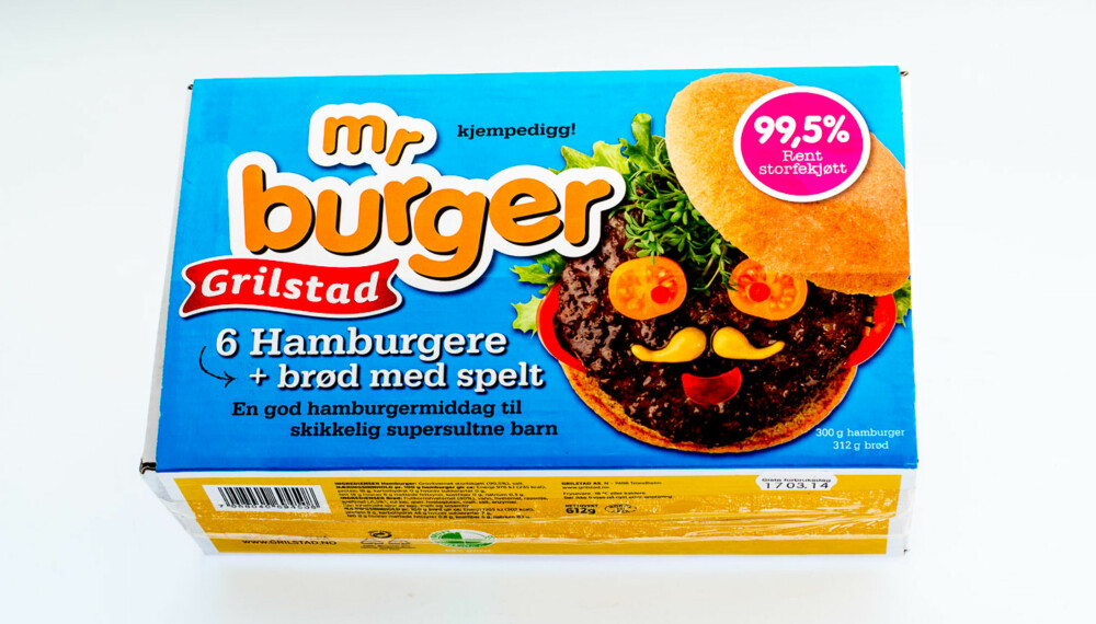 TEST AV HAMBURGERBRØD: Mr Burger med brød