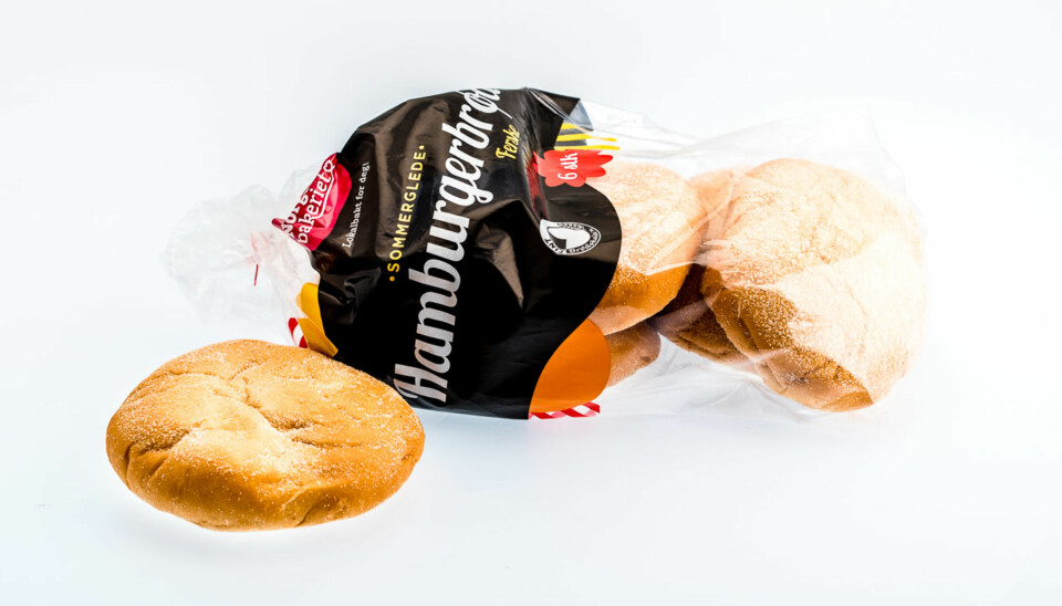 TEST AV HAMBURGERBRØD: Norgesbakeriet hamburgerbrød