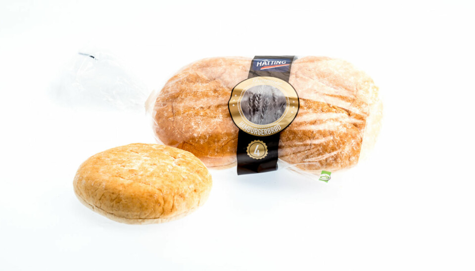 TEST AV HAMBURGERBRØD: Gourmet hamburgerbrød.