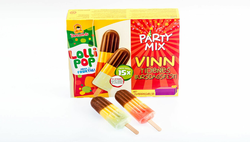 TEST AV ISKREM: Lollipop partymix