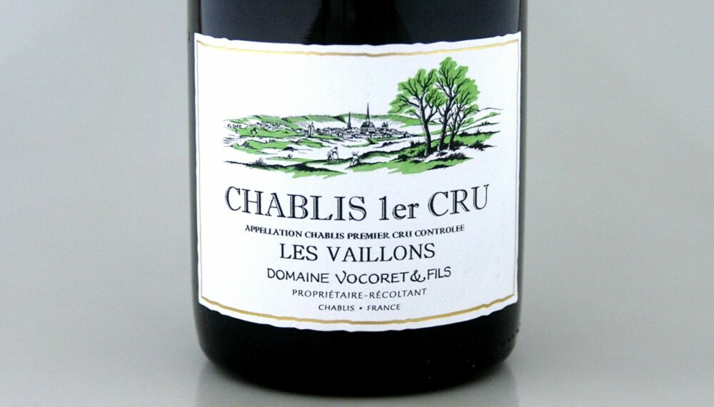 CHABLIS: Vocoret Chablis 1er Cru Vaillons 2011 kom på førsteplass.