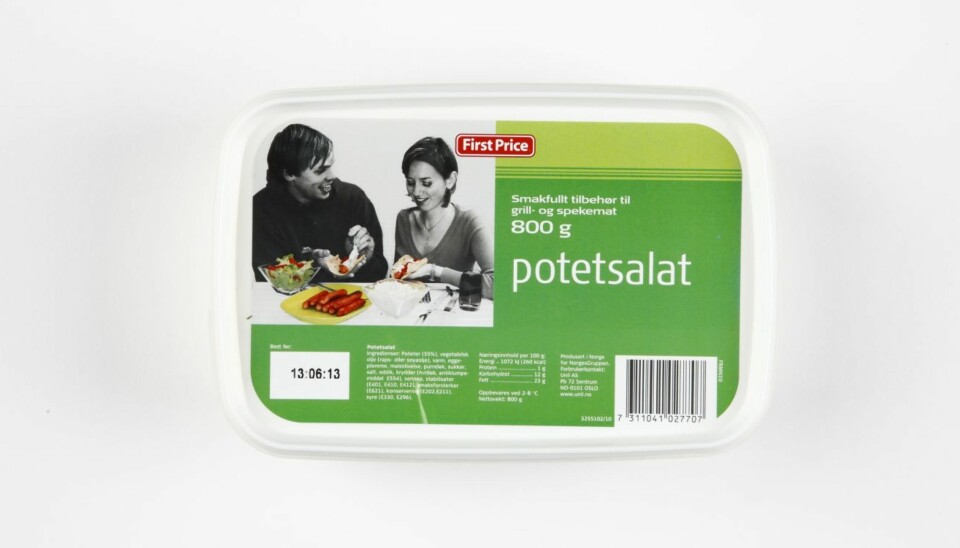 POTETSALAT: DinKost og ShapeUp har latt ernæringsfysiologen vurdere næringsinnholdet i ni typer potetsalat.