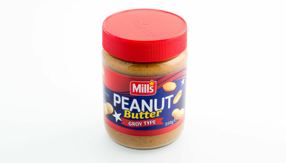 TEST AV NØTTEPÅLEGG: Mills Peanut Butter grov type.