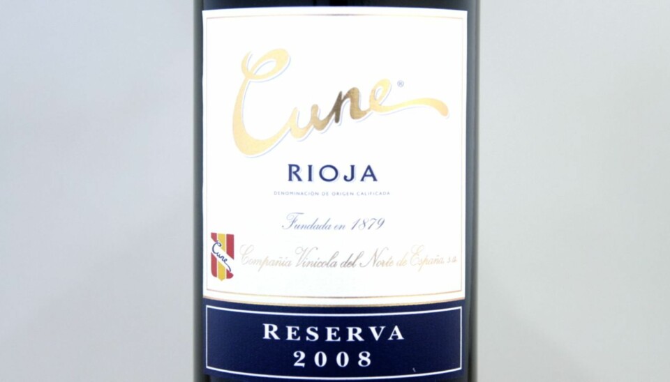 GOD TIL LAM: Cune Reserva 2008.