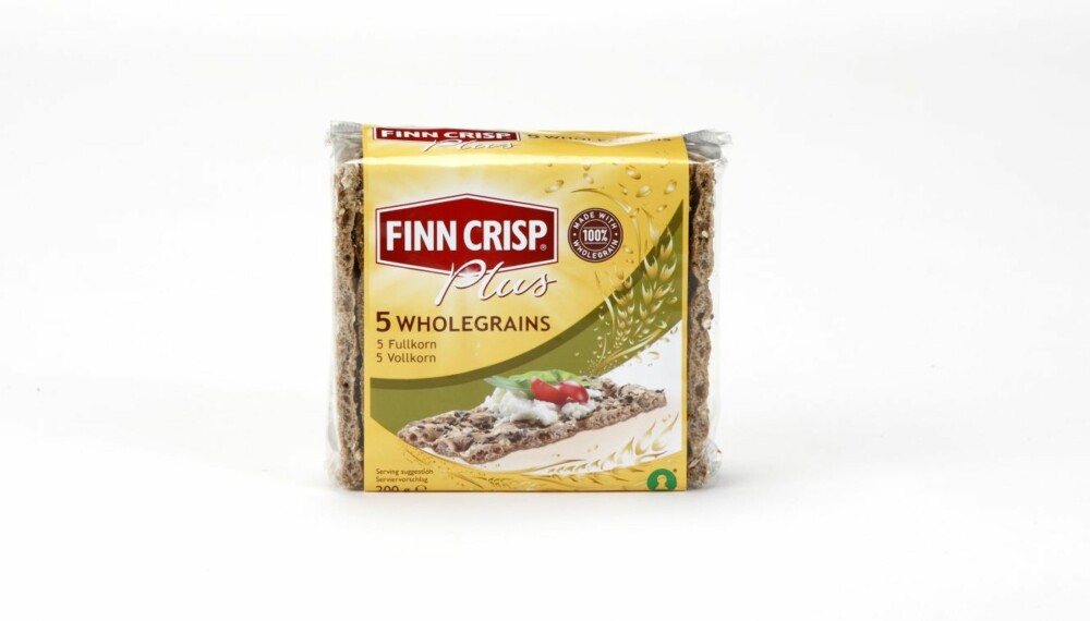 KNEKKEBRØD: Finn Crisp 5 Wholegrains Plus
