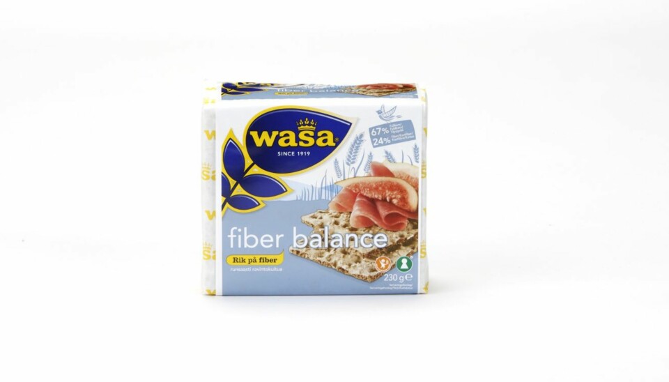 KNEKKEBRØD: Wasa Fiber Balance