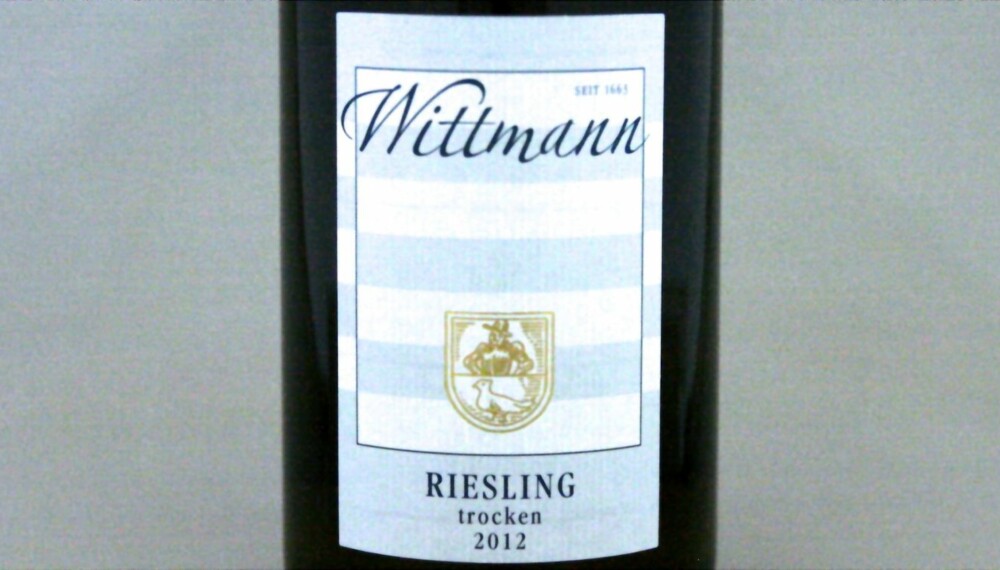 TIL KYLLING: Wittmann Riesling Trocken 2012.