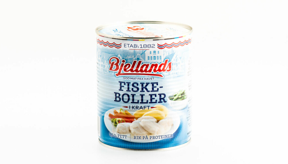 TEST AV FISKEBOLLER: Bjellands fiskeboller i kraft.