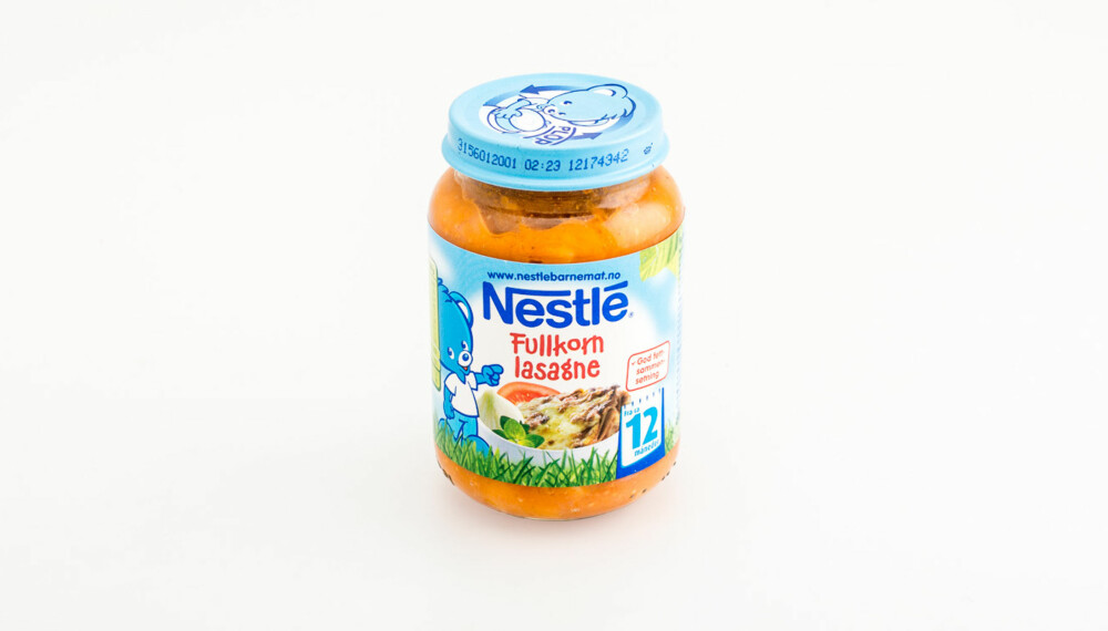 TEST AV BARNEMAT: Nestlé ¿ Fullkorn lasagne.