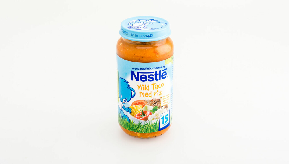 TEST AV BARNEMAT: Nestlé ¿ Mild taco med ris.