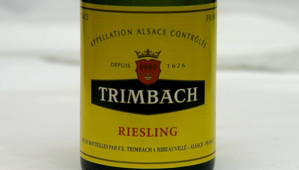 TIL RAKFISK: Trimbach Riesling 2011.