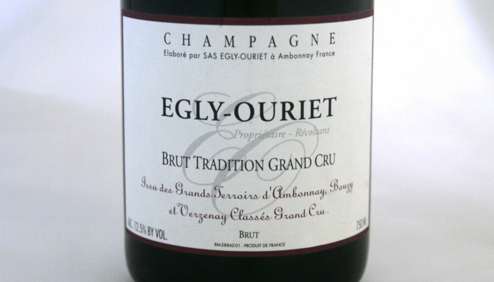GOD CHAMPAGNE: Egly-Ouriet Brut Tradition Grand Cru.