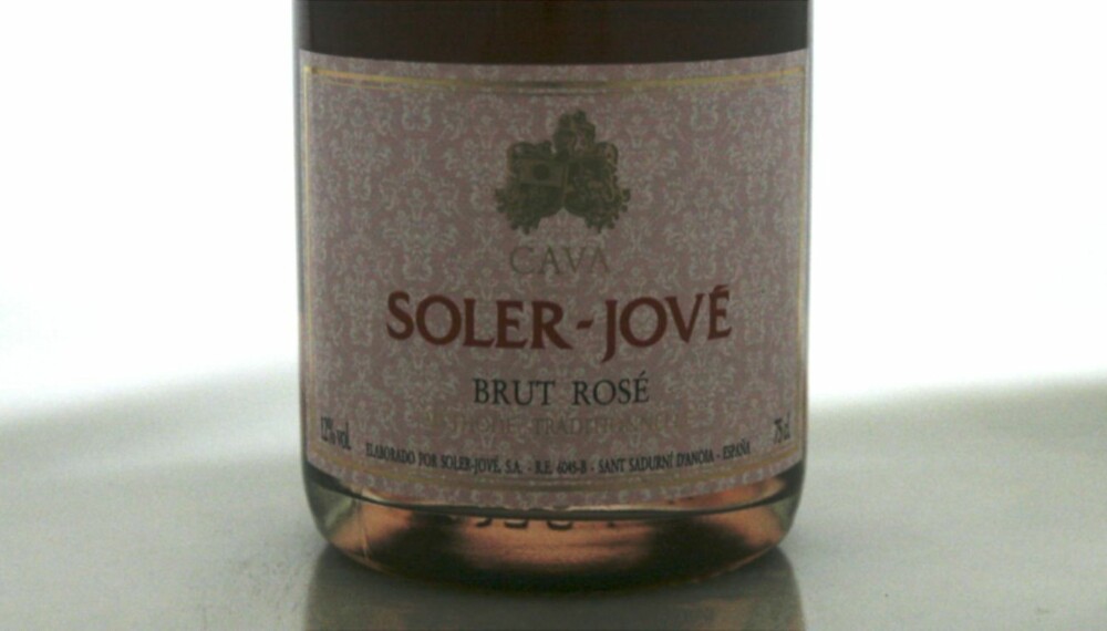 ROSA BOBLER: Soler-Jové Brut Rosé.