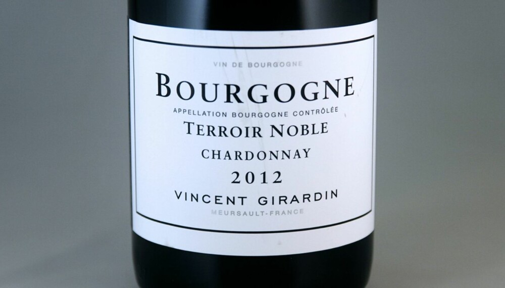 TIL ØSTERS: Bourgogne Chardonnay Terroir Noble 2012.