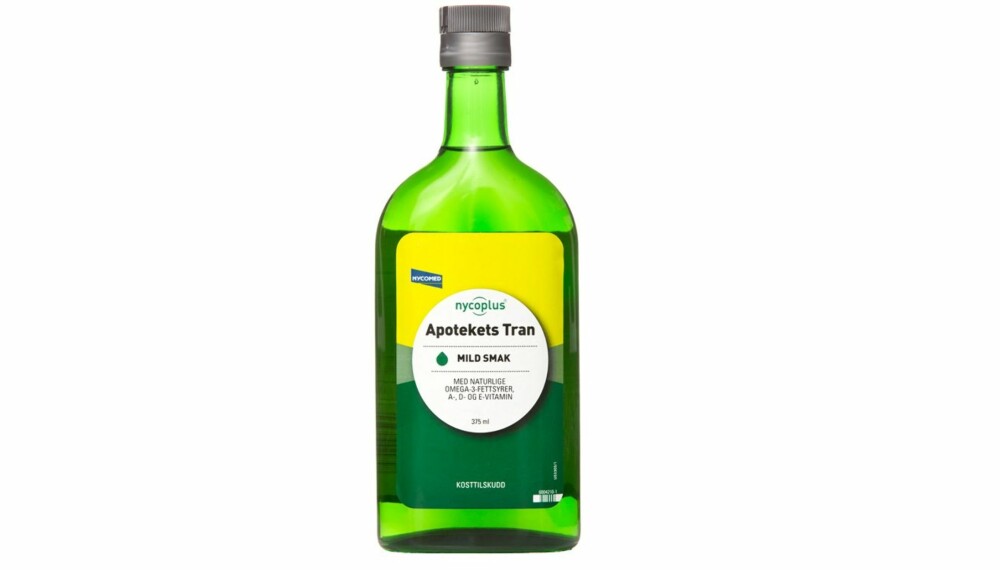 TEST AV OMEGA-3: Nycoplus Apotekets tran. TEST AV OMEGA-3: Nycoplus Apotekets tran.