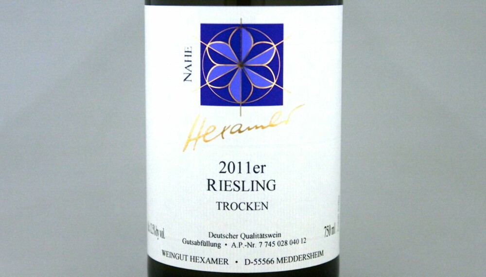 RIESLING: Hexamer Riesling Trocken 2011 kom på andreplass.