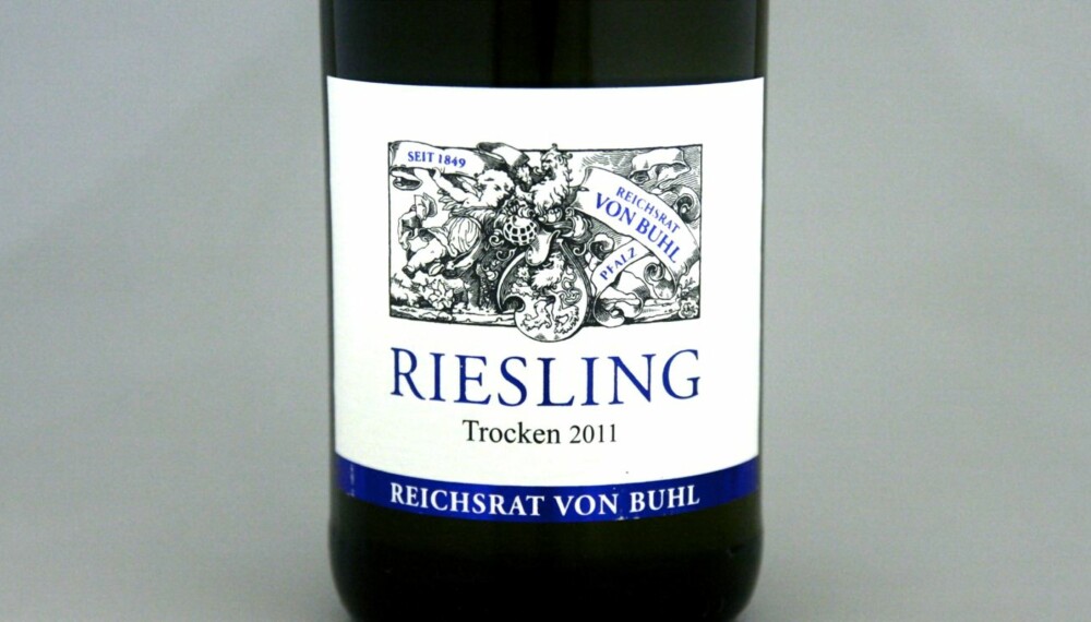RIESLING: Reichsrat von Buhl Riesling Trocken 2011 kom på femteplass.