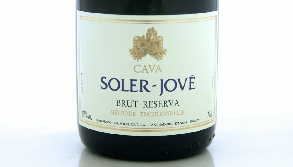 BILLIGE BOBLER: Soler-Jové Brut Reserva.