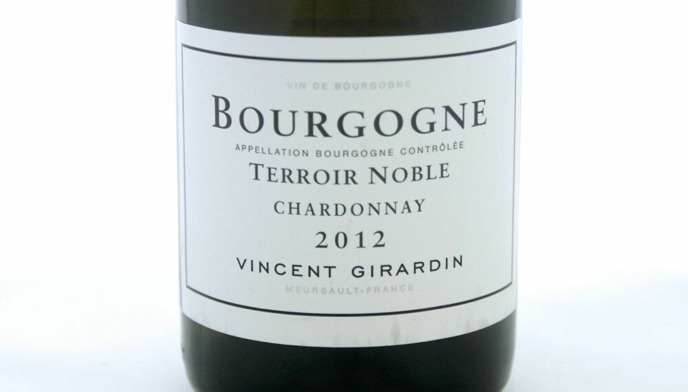 GOD TIL SOPP: Girardin Bourgogne Chardonnay Terroir Noble 2012.