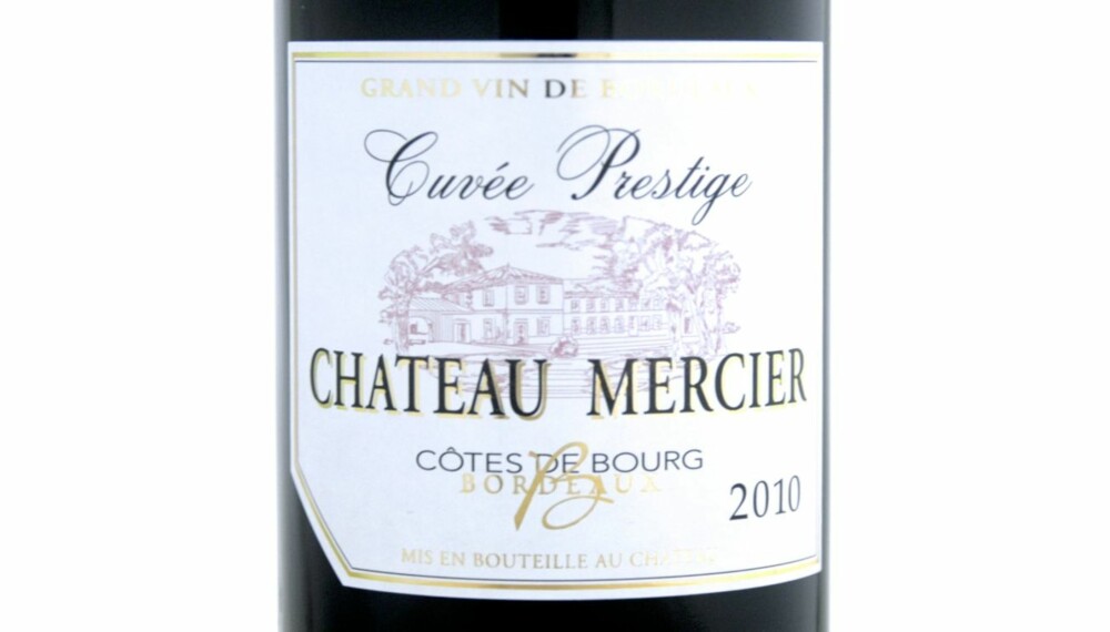 VIN TIL LAM: Ch. Mercier Cuvée Prestige 2010.