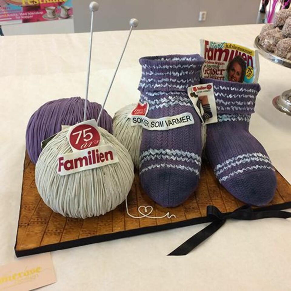 Tenk at dette er en kake! Kunstneren bak er tonerosedesign.com.