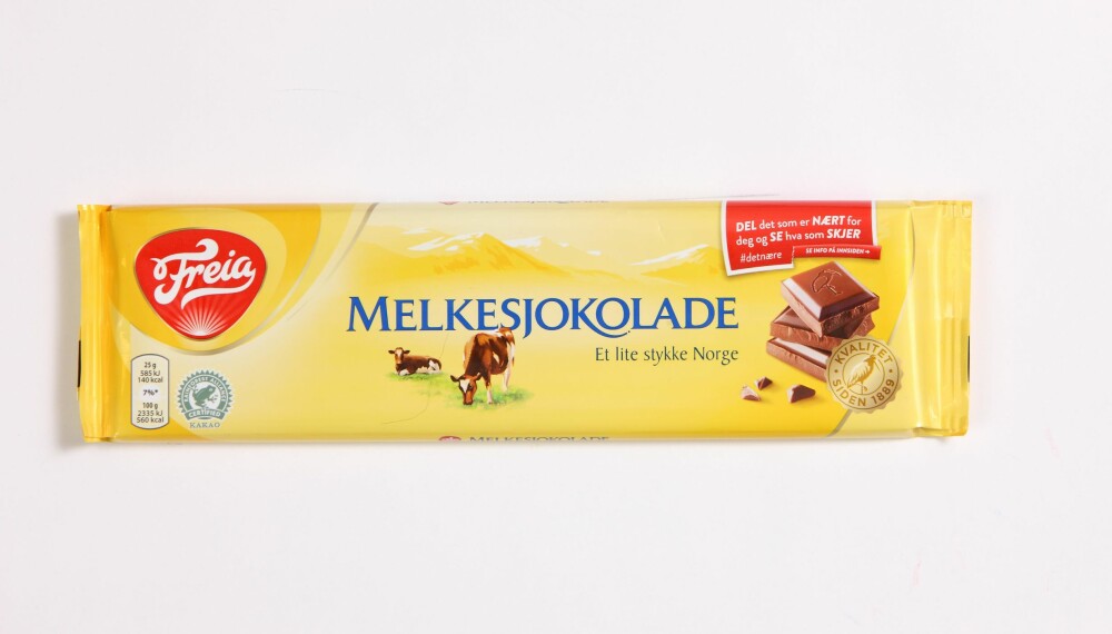 TEST AV STORE SJOKOLADEPLATER: Vi har testet næringsinnholdet i 24 sjokoladeplater. FOTO: Bjørn Inge Karlsen TEST AV STORE SJOKOLADEPLATER: Vi har testet næringsinnholdet i 24 sjokoladeplater. FOTO: Bjørn Inge Karlsen