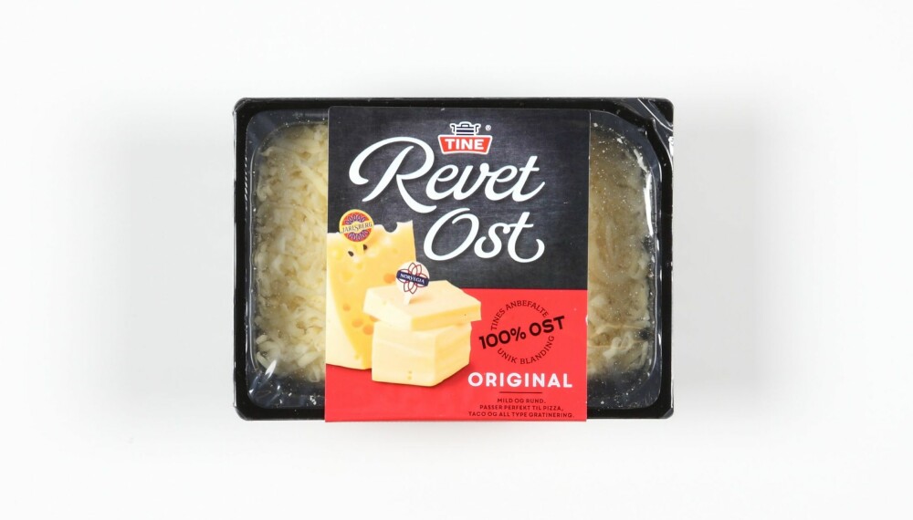 TEST AV REVET OST: Vi har testet næringsinnholdet i revet ost. FOTO: Petter Berg