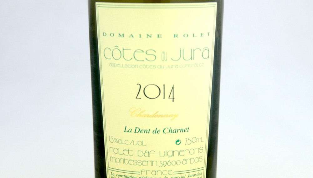 GODT KJØP: Rolet Côtes du Jura La Dent de Charnet Chardonnay 2014. GODT KJØP: Rolet Côtes du Jura La Dent de Charnet Chardonnay 2014.