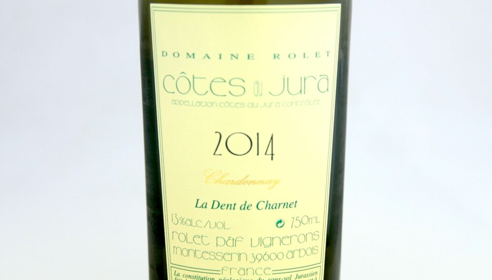 GODT KJØP: Rolet Côtes du Jura La Dent de Charnet Chardonnay 2014.