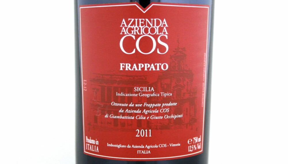 SICILIANSK: Cos Frappato 2011 kom på andreplass.