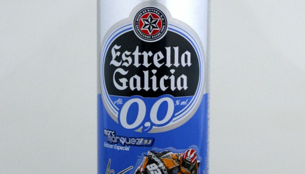 ALKOHOLFRITT ØL: Estrella Galicia 0,0 kom på delt fjortendeplass.