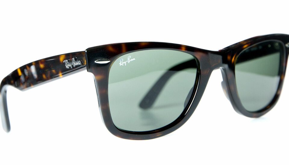 WAYFARER: Denne brillen har vært markedsført av Ray ban siden 1956.