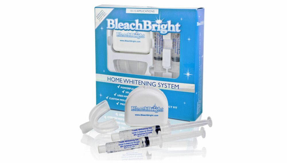 TEST AV TANNBLEKING: Bleach Bright Home Whitening System