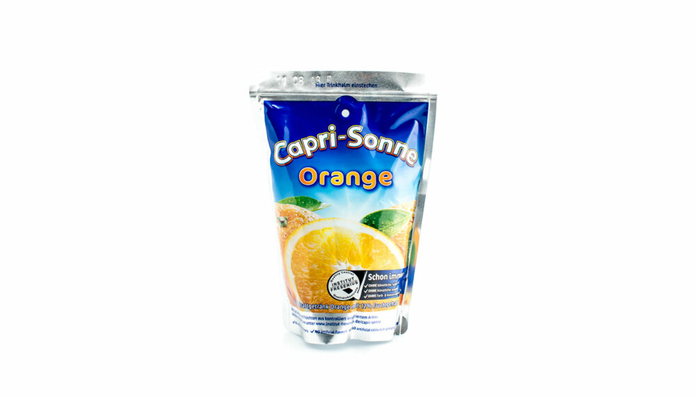 TEST AV LESKEDRIKKER: Capri-Sonne Orange