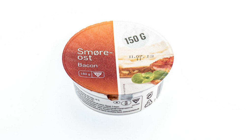 TEST AV SMØREOST: Smøreost Bacon