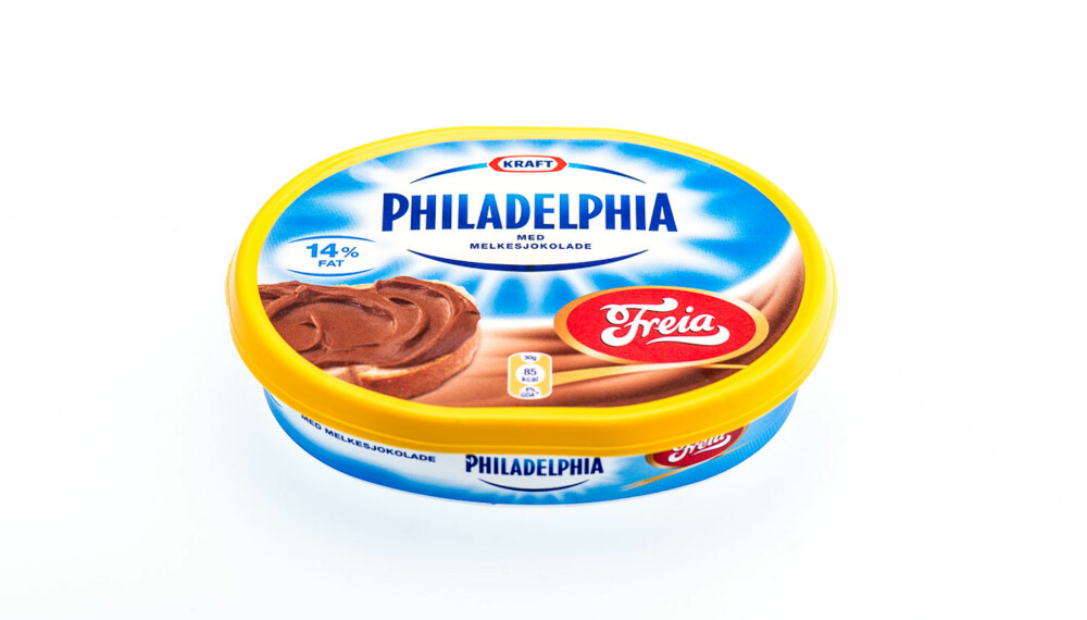 TEST AV SMØREOST: Philadelphia med melkesjokolade