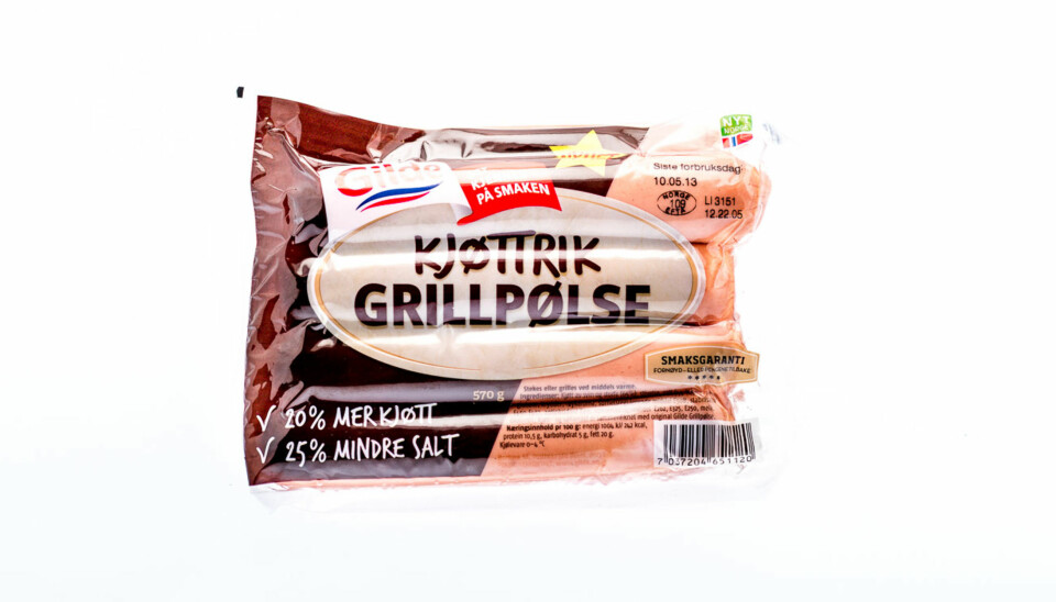 TEST AV GRILLPØLSER: Gilde kjøttrik grillpølse