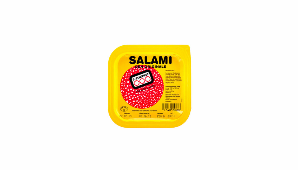TEST AV SALAMI: 3-stjernet salami den originale