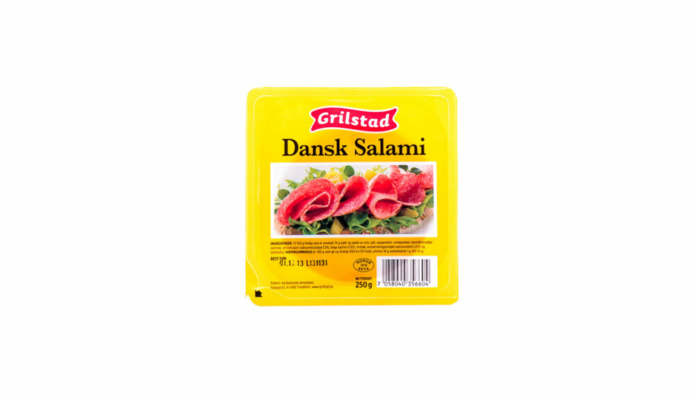 TEST AV SALAMI: Grilstad Dansk salami