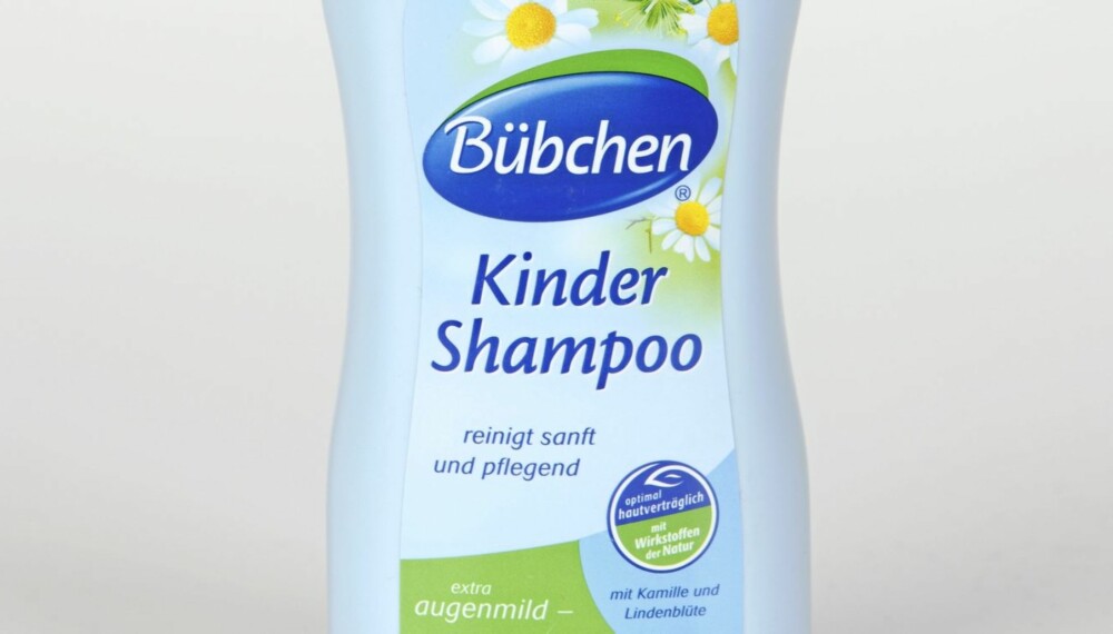 SJAMPO: Bübchen Kinder Shampoo anbefales med forbehold.