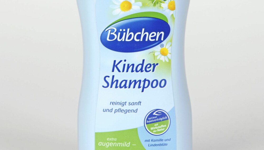 SJAMPO: Bübchen Kinder Shampoo anbefales med forbehold. SJAMPO: Bübchen Kinder Shampoo anbefales med forbehold.